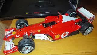 1/18 Michael Schumacher 2002 Ferrari F2002 French GP - Hotwheels Elite F1 Diecast Review