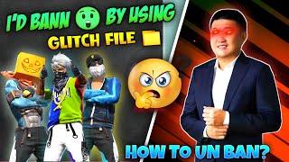 I'D BAN BY USING GLITCH FILE?  | I'D BAN OR NOT ON USING GLITCH FILE? | STOP  USING GLITCH PACK