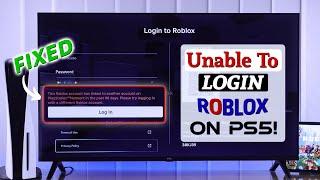 FIX- Can't Login To Roblox on PS5!