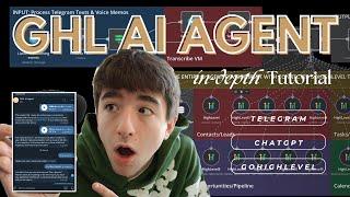 How To Build A GoHighLevel + Telegram AI Agent WITHOUT Any Code (N8N Full Tutorial)