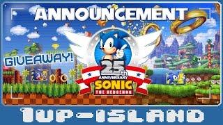 1upTV Games: Sonic the Hedgehog 25th Anniversary Giveaway