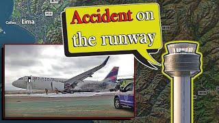 LATAM Aircraft Collides with Truck on takeoff | Burst into Flames