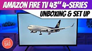 Amazon Fire TV 43" 4-Series UNBOXING & HOW TO SET UP