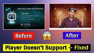 Player Doesn't Support this Video Format ‐ Fixed  सिर्फ 1 Sec में | लिख के लेलो 