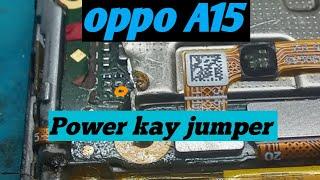 Oppo A15 power key jumper