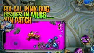 How To Fix All Pink Bug In MLBB | 100% Working | Yin Patch | Hazuke