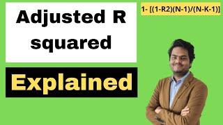 Adjusted R squared explained |  Adjusted R squared explained with Python example