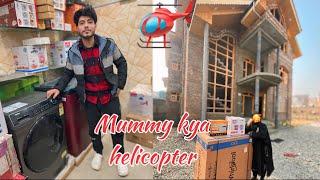 New ghar mai new washing machine Aur bohut sari ￼items layi mummy k leya-mummy na k bola ￼helicopter