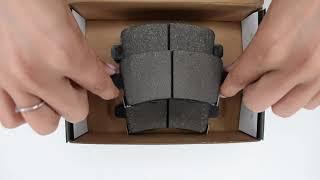 KFE1430-104 QuietAdvanced Rear Ceramic Brake Pad Unboxing