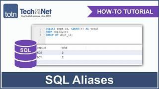 How to use Aliases in SQL