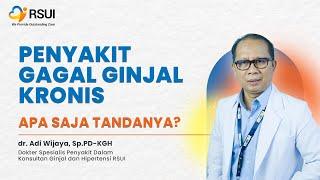 Penyakit Gagal Ginjal Kronis, Apa Saja Tandanya?