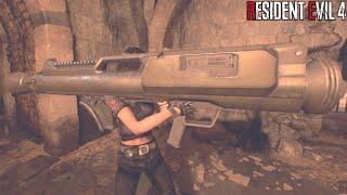 Nemesis Rocket Launcher VS All Bosses Separate Ways - Resident Evil 4 Remake Separate Ways