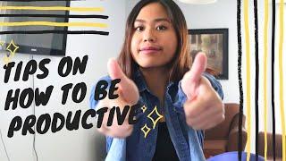 Tips on how to be productive | A Day in a quarantined life