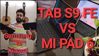 Samsung Tab S9 FE vs Xiaomi MI Pad 6 | Not a review | KEYBOARD COVER COMPARISON