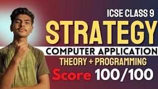 ICSE Class 9 Computer Applications Strategy | How to Score 100 in Computer Application ICSE Class 9