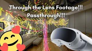 AMAZING AR/MR OPENBRUSH! PICO 4 Through the Lens Footage & Screen Capture of Passthrough/OpenBrush