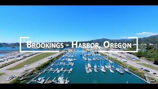 VR 360° Invisible Drone - Brookings Harbor and Beach