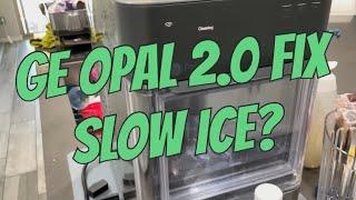 GE OPAL 2.0 NUGGET ICE MAKER FIX SLOW ICE DEFROSTING