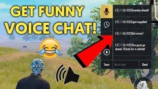 How to Change Voice in Pubg Mobile | Change voice chat language in pubg