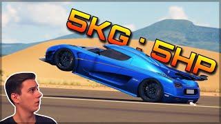 THE 5KG : 5HP Koenigsegg ONE:1 | Forza Horizon 3 Dev Mods | It defies physics...