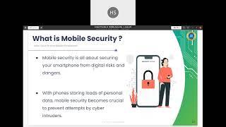 Webinar on “Secure Mobile  Safeguarding Your Digital Lifeline” 28 June 2024