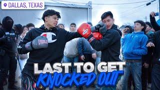 LAST TO GET KNOCKED OUT IN DALLAS TEXAS…