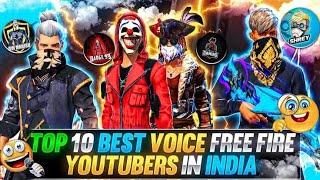 FF regional Game Player Top 10 Best Voice Free Fire YouTubers In India #freefire @TotalGaming093