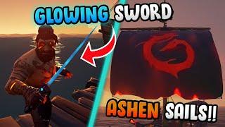 How to get the GLOWING Sword & ASHEN Sails in Sea of Thieves!! | Seabound Soul