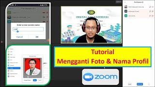 Tutorial Zoom - Cara Mengganti Foto & Nama Profil di Zoom Meeting