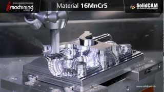 iMachining 3D - Formteil schruppen - 16MnCr5