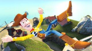 Toy Story Woody Ragdolls Jumps & Falls (GMOD) Episode 182