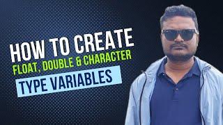 How to create float, double and character type variable | C programing in Nepali