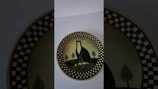 unique #cat #collectibles plate . no makes mark