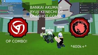 BANKAI AKUMA + RYUJI KENECHI OP ONESHOT COMBO | Shindo Life Roblox