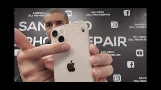 How to Repair iPhone Back Glass using Laser Machine | Mail in Service