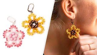 Thoughts of Spring Earrings - DIY Jewelry Making Tutorial by PotomacBeads