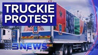 Hundreds of truck drivers to protest ALDI across Australia | Nine News Australia