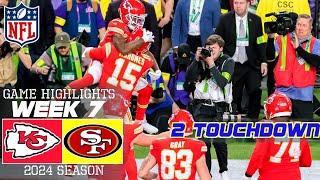 KC Chiefs vs. SF 49ers [WEEK 7] FULL GAME 3rd-QTR Highlights | NFL Highlights 2024