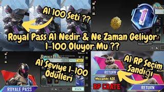 Royal Pass A1 Seviye 1-100 Ödülleri & A1 Ne Zaman Geliyor & Pubg Mobile M22 Royal Pass A1 Puanı Ne ?