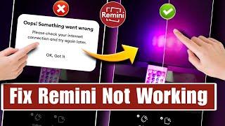 how to fix remini please check your internet connection | remini network problem |remini not working