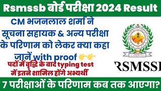 RSMSSB Notification | Suchna Sahayak Cutoff 2024 | IA Result Update | Rsmssb Result News Today 9 जून