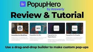 Popup Hero Review: Create Custom Pop-ups with Advanced Targeting Options( Popup Hero Lifetime Deal)