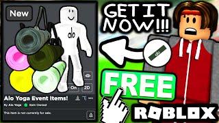 FREE ACCESSORIES! HOW TO GET Warrior Mat Alo Yoga Strap X5 & Renown Crewneck Pullover! (Roblox Alo)