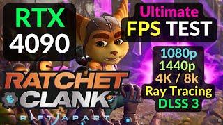 Ratchet and Clank Rift Apart PC RTX 4090 - 1080p 1440p 4K 8K - Ray Tracing - DLSS 3 - 7800X3D