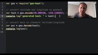 geohash using nodejs