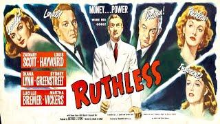 Ruthless (1948) Full Movie | Film Noir