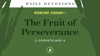 The Fruit of Perseverance – Daily Devotional