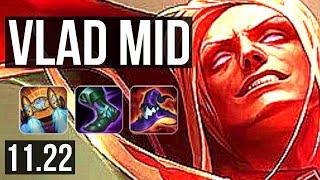 VLADIMIR vs AHRI (MID) | Rank 5 Vlad, 10/2/7, Legendary | TR Grandmaster | 11.22