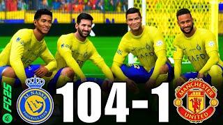 FC 25 | RONALDO, MESSI, MBAPPE, NEYMAR, HAALND ALL STARS | AL-NASSR 104-1 MANCHESTER UNITED | PS5 4K