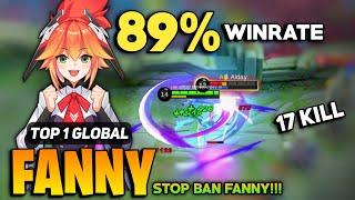 89% WINRATE! Fanny Best Build 2022 [ Top 1 Global Fanny Gameplay ] STOP BAN FANNY!!! - Mobile Legend